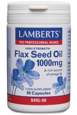 Lamberts Flaxseed Oil caps 1000mg 90's